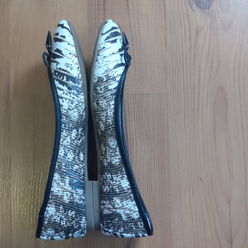 Striking ballet flats 6M, python/Birch graphic - Picture 3 of 8